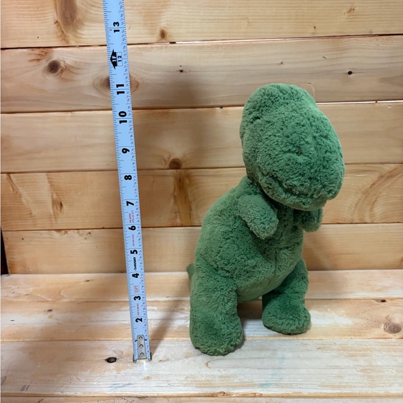Jellycat Other - Jellycat Fossily T Rex Dinosaur Green Toy Stuffed Plush Medium 11" Retired